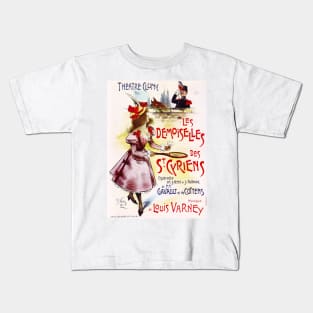 Theatre Cluny Les Demoiselles Des St Cyriens Paris French Theater Advertisement Kids T-Shirt